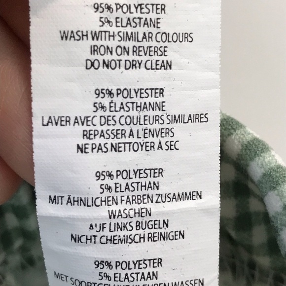 Nasty Gal Green Gingham Romper Shorts Sz 4 - Picture 13 of 13